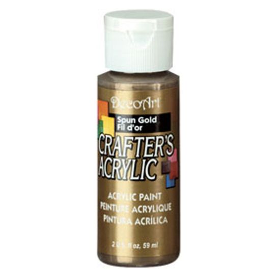 Crafters Acrylic Paint - 59ml - Spun Gold