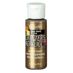 Crafters Acrylic Paint - 59ml - Spun Gold