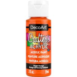 Crafters Acrylic Paint - 59ml - Bright Orange
