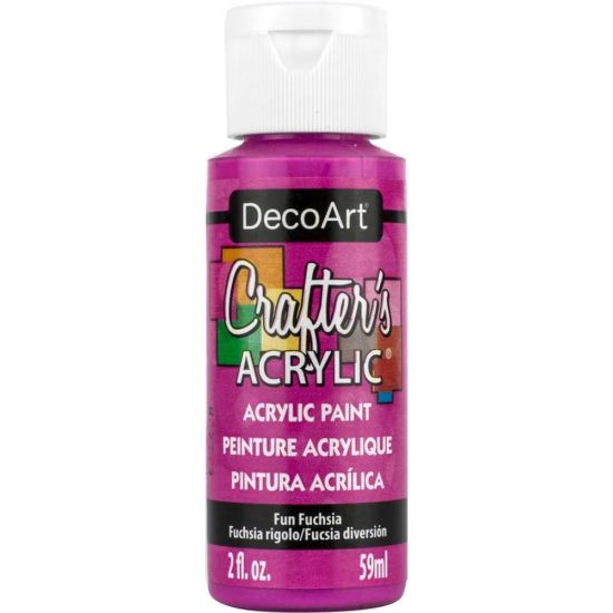 Crafters Acrylic Paint - 59ml - Fun Fuchsia