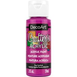Crafters Acrylic Paint - 59ml - Fun Fuchsia