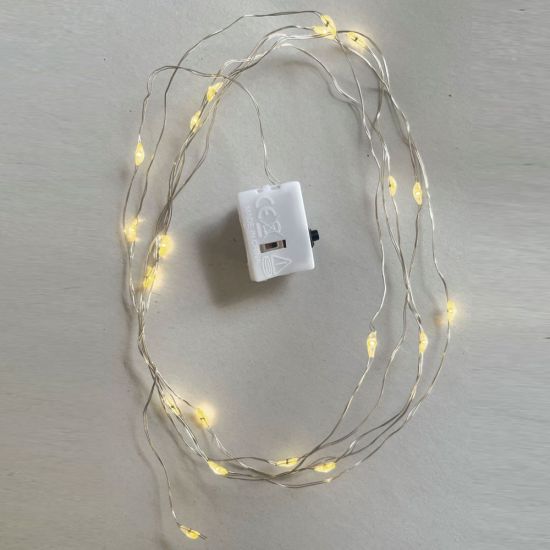 White LED String - 20 Lights