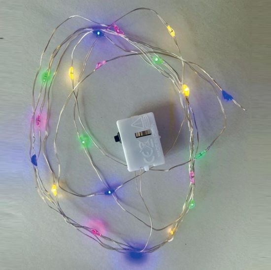 Coloured LED String - 20 Lights