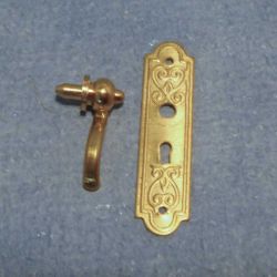 Brass Lever Handle and Plate Set