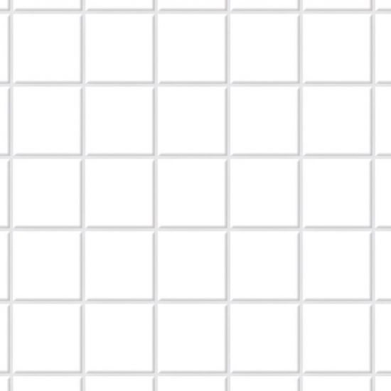 Embossed White Square Tile Sheet
