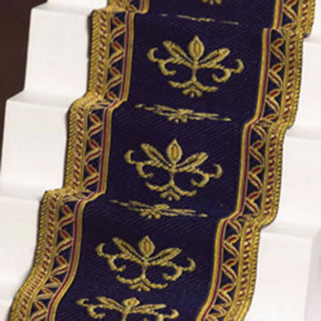 Dolls House Stair Carpet - Navy Blue