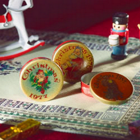 Christmas Tins x3
