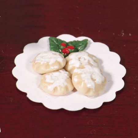 Plate of Festive Mince Pies
