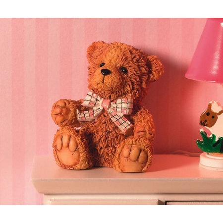 Miniature Brown Resin 'Billy' Teddy Bear