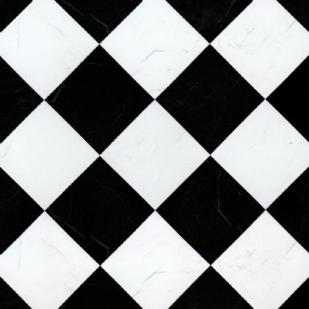 Black & White Marble Floor Tile Paper.