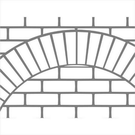 Brick Arch Stencil #1