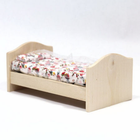 Natural Wood Childs Bed