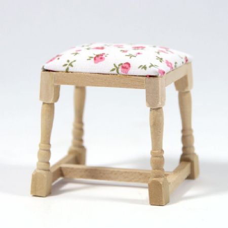 Dressing Table Stool - Plain Wood