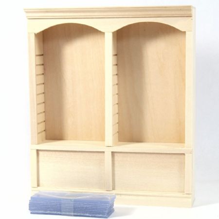 Dolls House Double Shop Shelf Unit