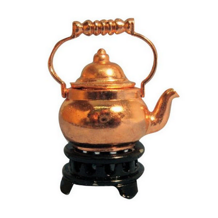 Dolls House Kettle on Trivet