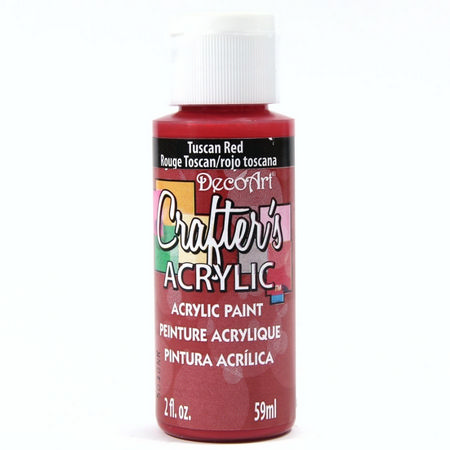 Crafters Acrylic - 59ml Acrylic - Tuscan Red
