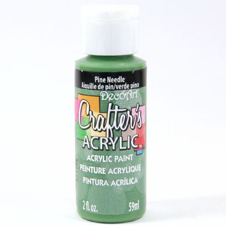Crafters Acrylic - 59ml Acrylic Paint - Pine Needle