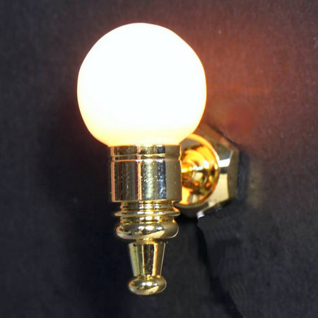 Dolls House Wall Light with Globe Shade (LT2025)