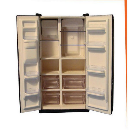Delux American Fridge, Black - 1:12 #2
