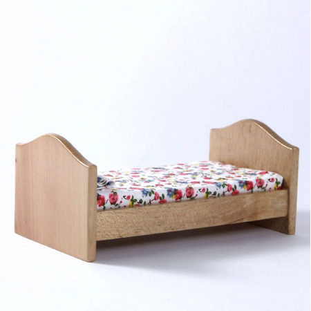 Childs Pine Single Bed for Dolls House