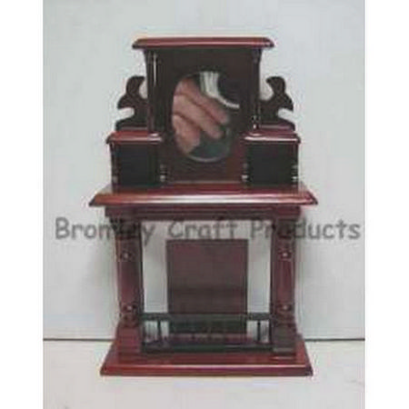 Mahogany Fireplace with Mirror #2