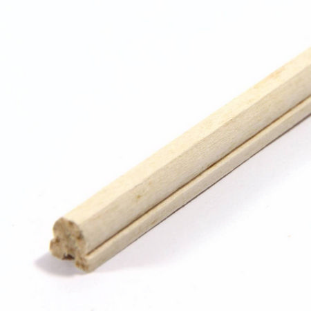 Banister Hand Rail  for 1:12 Scale Dolls House 1x18" Length