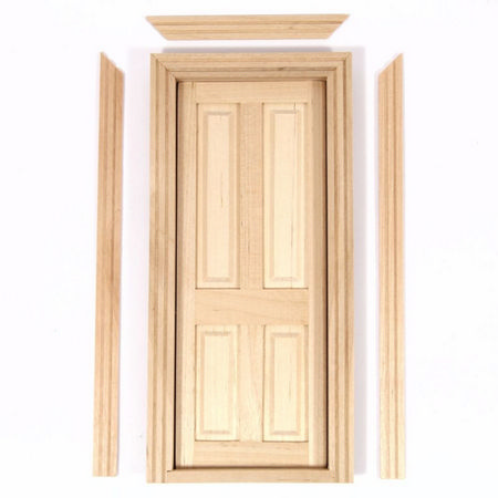 Wooden Interior Door - 4 Panel #1