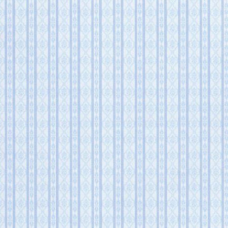 Palace Stripe Blue Dolls House Wallpaper