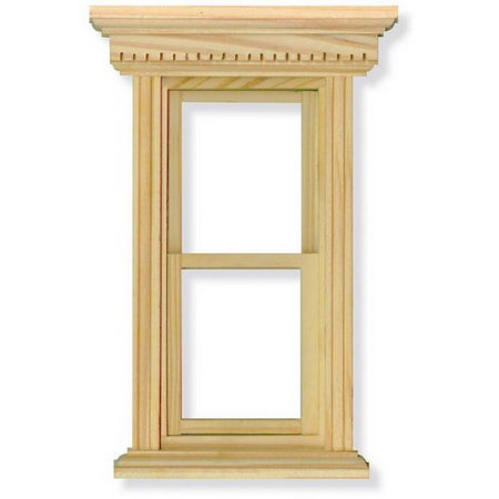 Opening Sash Window Frame for 1:12 Scale Dolls House