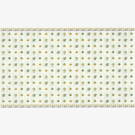 Green Delft Wall Tiles Sheet #2