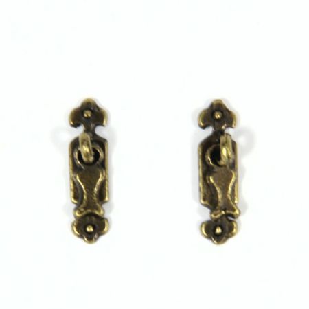 Pair of 1920's Drop Handles