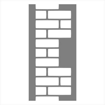 Quoin Stone Stencil 'A'