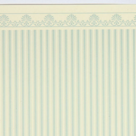 Majestic Stripe Blue Wallpaper - 1:24 Scale