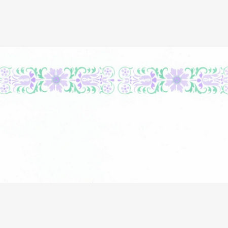 Glasgow Lilac Dolls House Wallpaper Border
