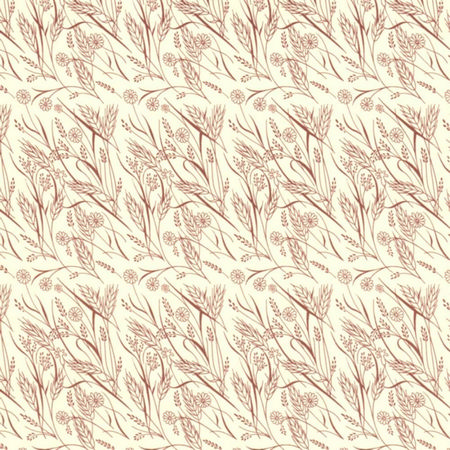 Hedgerow Brown Dolls House Wallpaper