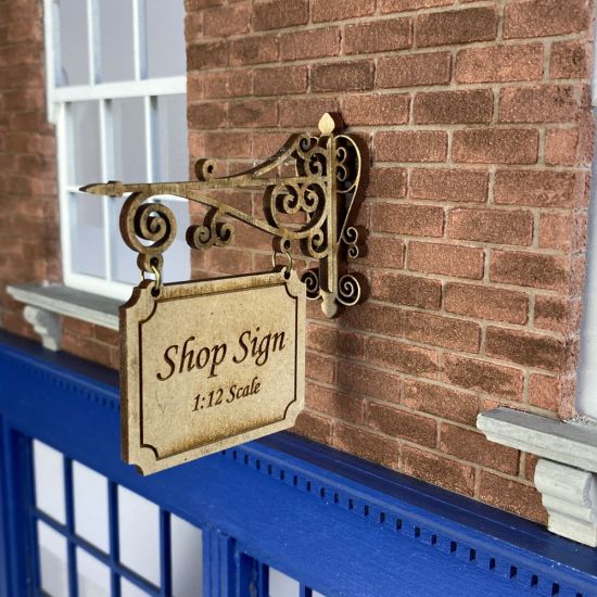 Engraved Dolls House Shop Sign #3