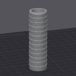 3D Design File for a Roof Tile Texture Roller