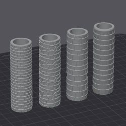 3D Design File for Texture Roller Set