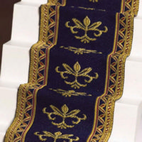 Dolls House Stair Carpet - Navy Blue