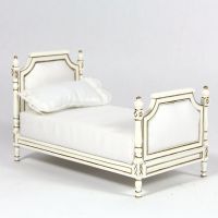 Cream Upholstered Single Bed