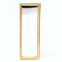 Dressing Mirror with Light wood Frame