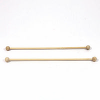 Wooden Curtain Poles - Set of 2