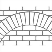 Brick Arch Stencil