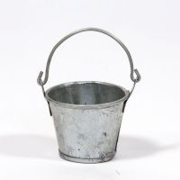Large Metal Bucket - 1:12 Scale