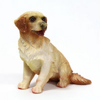 Golden Retriever Sitting Dog Figure