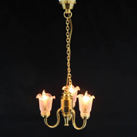 3 Light Tulip Shade Chandelier (LT6007)