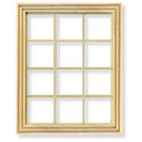 12 Pane Window Frame for 1:12 Scale Dolls House