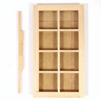 8 Pane Window Frame for 1:12 Scale Dolls House