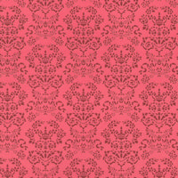 Renaissance Dolls House Wallpaper - Red on Red