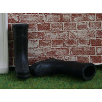 Pair of Black Wellies 12th Scale